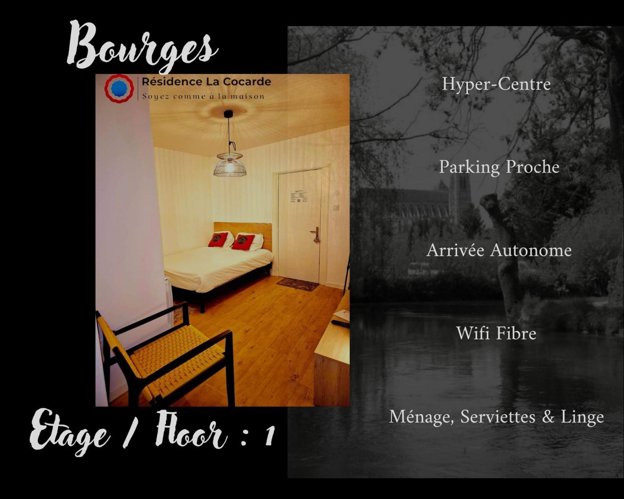 Residence La Cocarde, Suites Type Appartements Bourges Exteriör bild